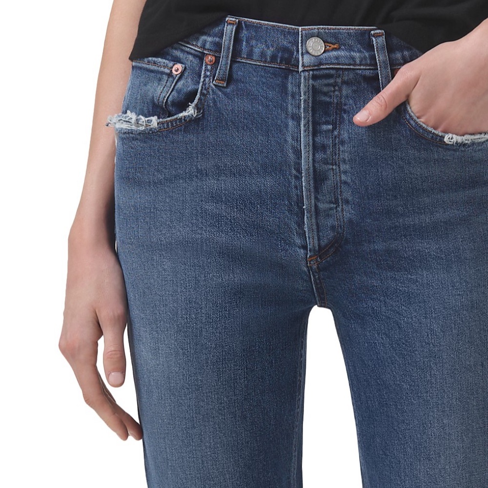 AGOLDE Riley High Rise Straight Jeans - Picture 4 of 8